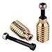 Z-FIRST Pro Scooter Pegs CNC Aluminum Pegs for Stunt Scooters with Hardware (Gold)