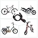SPGOOD Bike Chain Lock Bicycle Locks 39ft Heavy Duty 5-Digit Codes Cycle Chains Resettable 100,000 Code Combinations for Cycling Moto Door Gate Fence 100cm Length