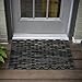 Durable Dura-Rug Recycled Fabric Tire-Link Outdoor Entrance Mat, 24" x 36" primary