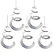 color mogu Bird Repellent Control Scare Device - Holographic Reflective Hanging Spiral Bird Deterrent - Bird Scare Rod and Discs Alternative Alternative(5 Pack)