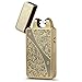 Kivors Arc Lighter - Flameless, Inferno, USB Dual Arc Lighter (Gold)