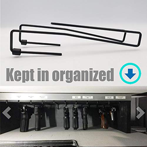 StrongTools Handgun Hanger, Pistol Rack for Gun Safe Shelf or Bookshelf