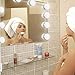Vanity Mirror Lights, comkes Upgrade Makeup Mirror Lights Hollywood Styles Led Vanity Mirror Light Kit with 10 Dimmable Bulbs for Vanity Table and Bathroom Dressing Room Mirrors (Old Size)