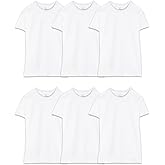Fruit of The Loom Men's Crew Tee Undershirts, Moisture Wicking & Tag Free, Also Available in Big & Tall