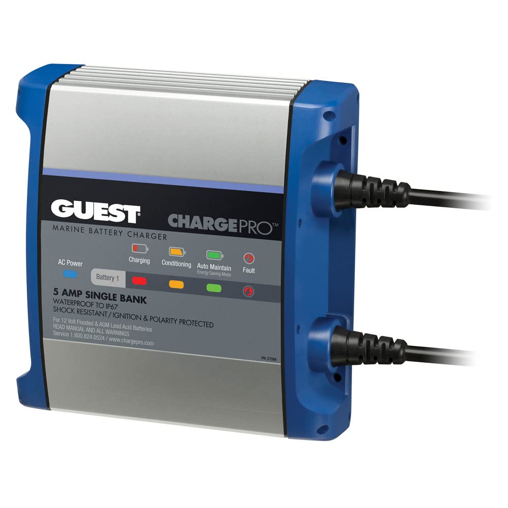 Guest 2708A Guest On-Board Battery Charger 5A / 12V; Bank; 120V Input Image