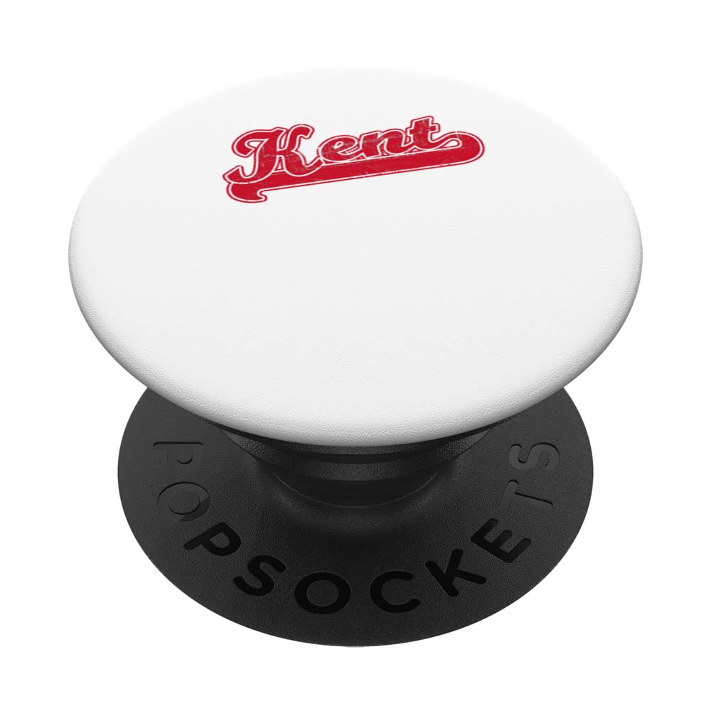 Kent - Retro distressed look in Kent county flag colours PopSockets Swappable PopGrip