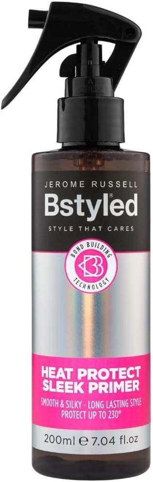Jerome Russell BStyled Heat Protect Sleek Primer 230°C Vegan 200ml