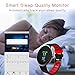 Fitness Tracker Paick Activity Tracker Heart Rate Monitor Blood Pressure Smart Bracelet Bluetooth Wristband Sleep Monitor Call Reminder Waterproof Smart Watch for IOS Android Black + Red Band