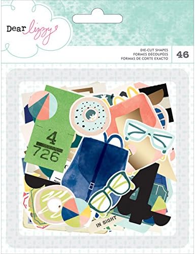 Dear Lizzy Saturday Cardstock Ephemera 46/Pkg-