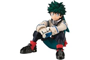 LUNK Midoriya Izuku Figures Sitting MHA Action Figure Kacchan/Todoroki Shouto Anime Figurine Cartoon Hero Statue Collectible 