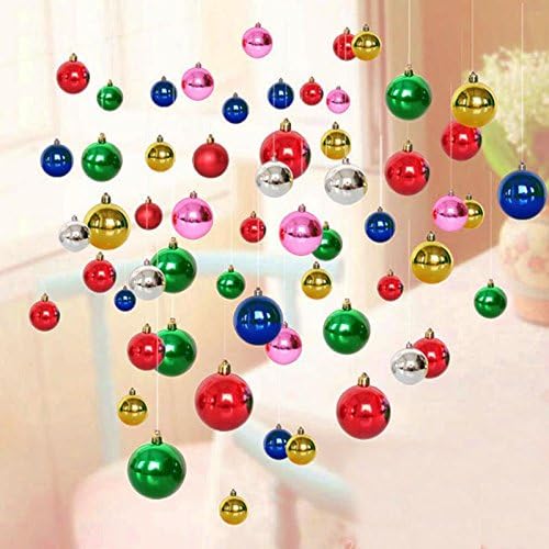 24ct Christmas Ball Ornament Shatterproof for Holiday Wedding Party Outdoor Decoration Tree Ball 40mm 1.75in
