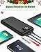 Portable Charger Power Bank 24000mAh - High Capacity with LCD Digital Display,3 USB Output & Dual Input External Battery Pack Compatible with Smart Phones,Android Phones,Tablet and More