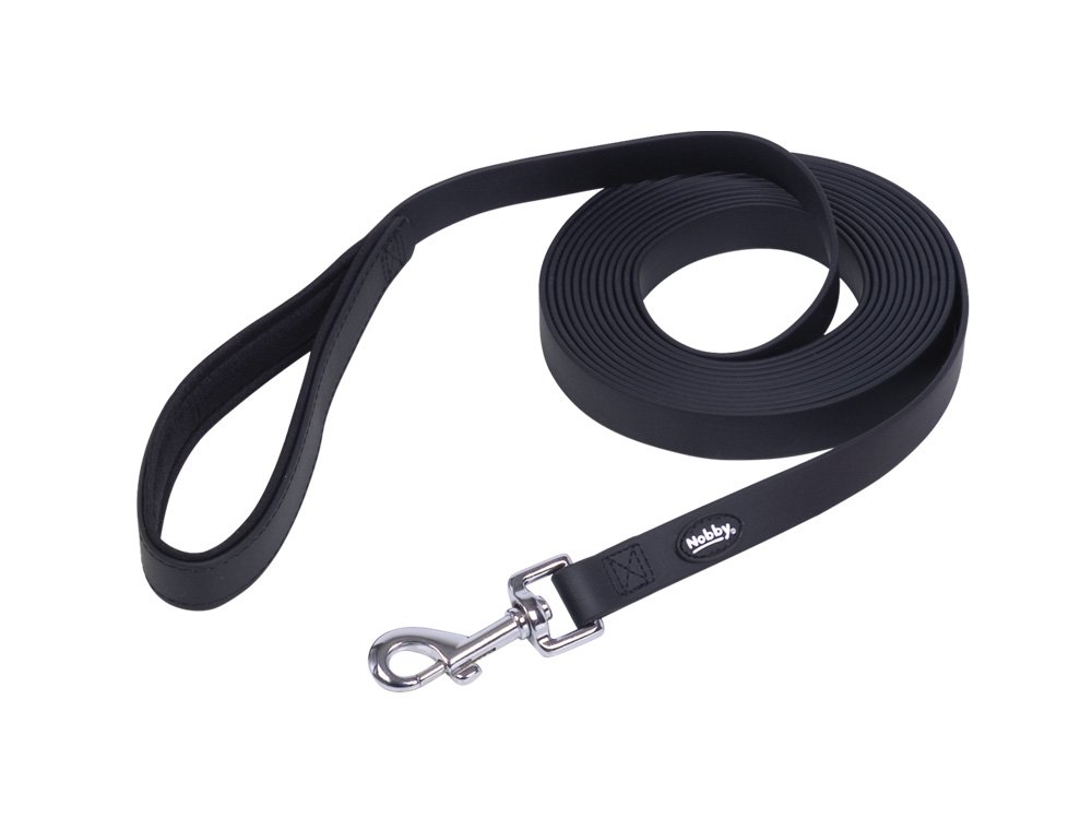Nobby Tracking Cover Leash, 10 m/20 mm, Black
