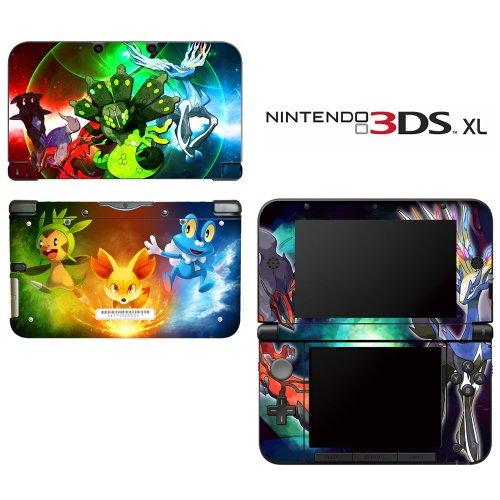 Pokemon X Y Special Edition Decorative Video Game Decal Cover Skin Protector for Nintendo 3DS XL Pokemon X Y Special Edition Decorative Video Game Decal Cover Skin Protector for Nintendo 3DS XL