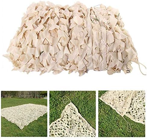 Geng Sunscreen Net Camouflage Netting Shade Net White Awnings Fire/Flame Resistant Canopies Tents Camo Net,for Camping Bedroom Car Decoration Military Hidden Hunt