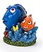 Disney's Finding Dory, Dory & Marlin with Blue Coral Reef on Sea Weed Aquarium Ornament (Medium) by Disney-Pixar