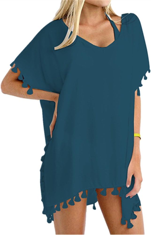 Women's Chiffon Swimsuit Beach Bathing Suit Cover Ups for Swimwear