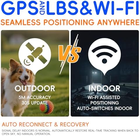 Collier GPS pour Chiens Suivi Satellite en Direct 4G, Multiples alertes intelligentes, Moniteur d'activité entièrement étanche pour Chiens et Chats, portée illimitée, Rappel Vocal à Distance