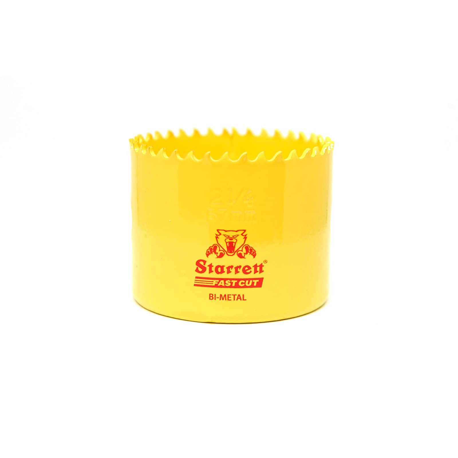 Starrett HSS Bi-Metal Fast Cut Hole Saw - 57mm - For Metal, Wood, Plastics