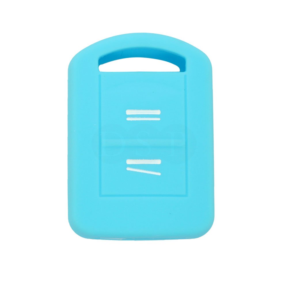 BROVACS Silicone Cover Protector Case Holder Skin Jacket Compatible with OPEL VAUXHALL 2 Button Remote Key Fob CV9621 Light Blue