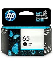 Original HP 65 Black Ink Cartridge | Works with HP AMP 100 Series, HP DeskJet 2600, 3700 Series, HP ENVY 5000 Series | Eligible for Instant Ink | N9K02AN