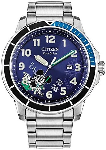 Amazon.com: Citizen Eco-Drive Men's Disney Mickey Mouse Aviator