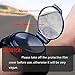 Bike Mirror，JOOKKI Rear View Bicycle Helmet Mirror，360 Degree Adjustable Wrist Mirror for Cycling