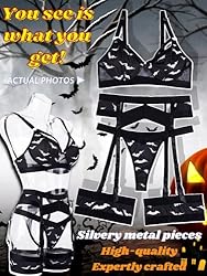 Kaei&Shi Garter Belt Thong Lingerie for