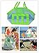 BeeSpring Beach Mesh Tote Bag, Large Durable Beach Bag Toteï¼ˆXL Sizeï¼‰Mesh Bag for Beach Family Children Play, Perfect for Beach, Swimming or Boating Holding Childrens' Toys (Blue Mesh)