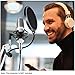 Neewer NW-700 Microphone Kit,includes:(1) Condenser Microphone + (1) Microphone Suspension Scissor Arm Stand with Mounting Clamp+(1) Pop Filter+(1) Shock Mount(White)