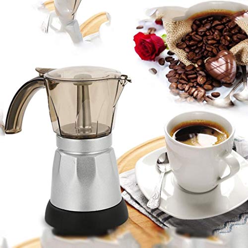 Zlw-shop Espressokocher Haushalt Plug-in Kaffeegeräten Büro Kaffeemaschine Espressomaschine Convenient Aluminium… – Bild 5