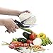 Perfect Cutter 5 in 1 Knife Scissor with Cutting Board and Knife Sharpener - Food Chopper Slicer Cutter - Kitchen Knife - Equipped with a Power Handle to Slice, Chop, Cut Through Food Quickly