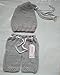 Newborn Baby Crochet Knitted Photo Photography Prop Hat Pants Outfits Gray