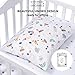 Toddler Pillowcase Rainbow | 100% Organic Cotton | Hypoallergenic | 14X19 inch | Fits Toddler Pillow 13x18 inch (Rainbows)