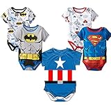 Stylesilove Super Heroes Baby Boy Costume Jumsuit