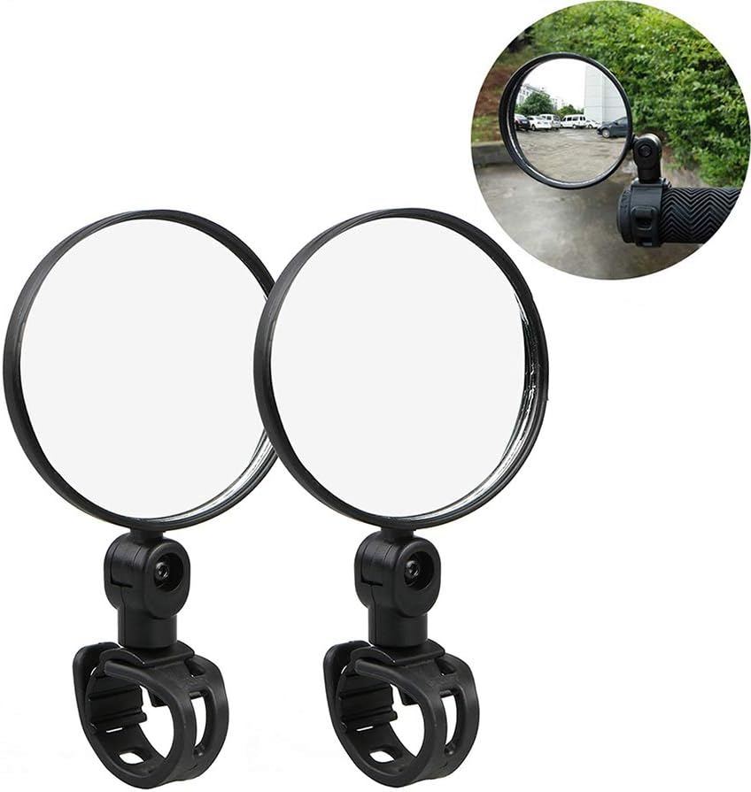 ZXYD Bicycle Rearview, 360 Degree Rotate Adjustable Mini
