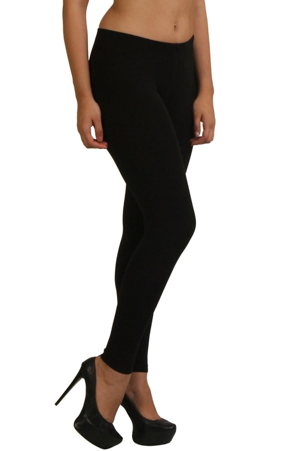 frenchtrendz women cotton spandex ankle length legging