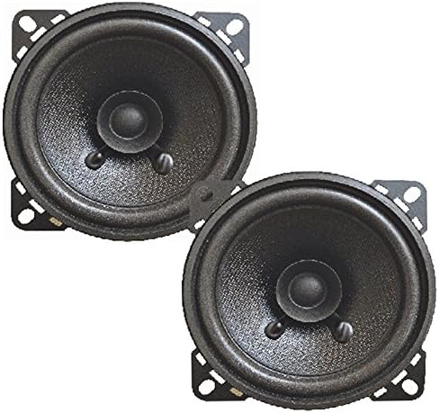 5 core PP Cone with Cotton Edge 04-01 High Performance Car Speaker (Black, 4 inch)