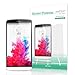 amFilm LG G3 Premium HD Clear Screen Protector (Invisible) for LG G3 (Not Compatible with LG G3 Vigor)(3-Pack)