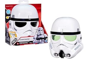 Star Wars Stormtrooper Electronic Mask with Phrases & Sound Effects, Costume for Kids, Toys for Boys & Girls Ages 5+
