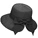 Verabella Sun Hats for Women UPF 50+ Women's Lightweight Foldable/Packable Beach Sun Hat
