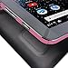 Skinomi Pink Carbon Fiber Full Body Skin Compatible with Samsung Galaxy View (18.4 inch)(Full Coverage) TechSkin with Anti-Bubble Clear Film Screen Protector