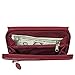 MUNDI Big Fat Womens RFID Blocking Wallet Clutch Organizer With Change Pocket (One Size, Red)