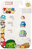 Tsum Tsum Marvel 3-Pack: Thanos/Captain America/Black Widow Toy Figure