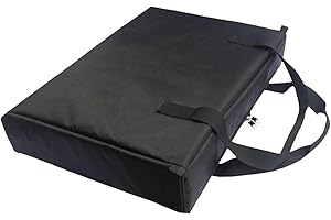 Monitor Carrying Case Padded LCD Screen Transport Bag with Soft Velvet Lining and Double Zipper for Office and Travel Use- 60