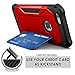 BUDDIBOX iPhone 6s Case, [Corner Series] – Heavy Duty Protection from Falls – Also Compatible with Apple iPhone 6 – [Red]
