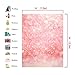 5x7ft Pink Backdrop Pink White Sparkling Spot Baby Photo Backdrop for Pictures Baby Shower Backdrop