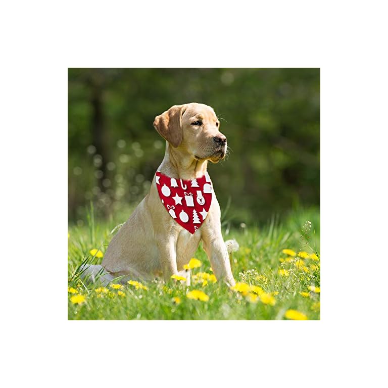 36 Pieces Sublimation Blank Dog Bandanas Solid White DIY Pet Bandanas