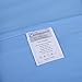 HOMEIDEAS 4 Piece Bed Sheets Set (Queen, Sky Blue), 1800 Bedding Soft Brushed Microfiber Luxury Sheets, Deep Pockets, Easy Care, Wrinkle & Fade Free