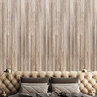 Wall Mural Wood Removable Self-Adhesive Wallpaper Wall Decoration for Bedroom Living Room - 66x96 inches
